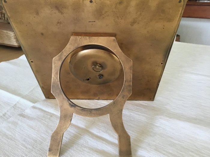 Bureauklok - Eterna - Messing, Metaal - 1940-1950, Antiek en Kunst, Antiek | Klokken