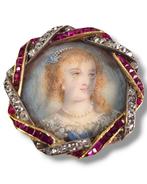 Broche - 18 karaat 18K Geelgouden Broche met Diamanten &