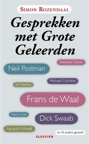Gesprekken met grote geleerden 9789068829747, Verzenden, Simone Rozendaal