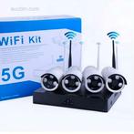 Wifi CCTV camera beveiligingset draadloos met 4 ca, Informatique & Logiciels, Ordinateurs & Logiciels Autre, Ophalen