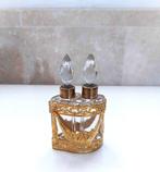 Parfumfles - Parfumkelder - Kristal, Messing, Antiek en Kunst