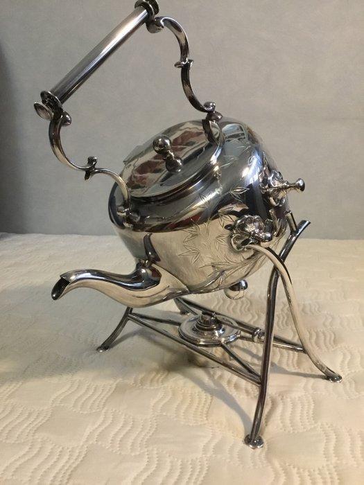 Samovar - Verzilverd, Antiek en Kunst, Antiek | Meubels | Tafels