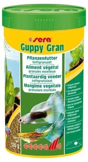 Sera Guppy gran 250ml (Granulaat, pallets en sticks), Dieren en Toebehoren, Vissen | Aquaria en Toebehoren, Overige typen, Nieuw