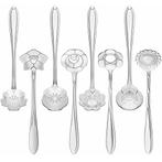 Fako Bijoux - Bloemen Lepels Set - Theelepel / Koffielepel -, Huis en Inrichting, Keuken | Bestek, Verzenden, Nieuw
