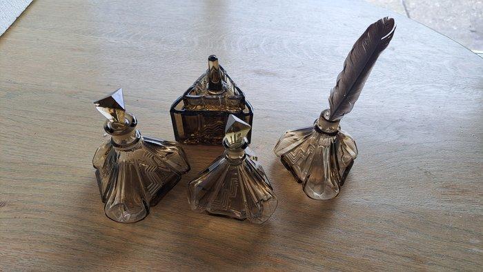 Val Saint Lambert - Charles Graffart - Ensemble coiffeuse, Antiquités & Art, Curiosités & Brocante