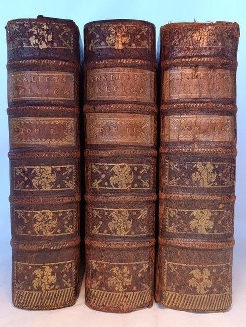 Hoynck van Papendrecht - Analeta Belgica - 1743, Antiek en Kunst, Antiek | Boeken en Manuscripten
