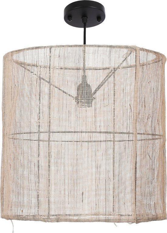 2dekans | Mica Decorations Paros Hanglamp - Ø40 cm - Linnen, Huis en Inrichting, Lampen | Hanglampen, Ophalen of Verzenden