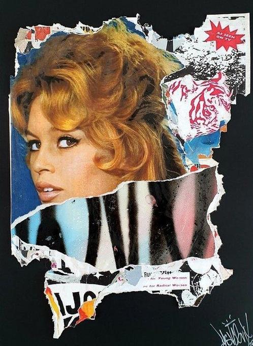 lasveguix (1986) - Bardot La belle, Antiek en Kunst, Kunst | Schilderijen | Modern