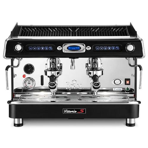 Espressomachine | VITTORIO S | Zwart | 2 Groepen |, Zakelijke goederen, Horeca | Keukenapparatuur, Nieuw in verpakking, Verzenden