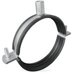 Ophangbeugel voor spiraalbuis galva Ø 80mm met rubber inlage, Verzenden, Nieuw