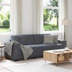 vidaXL 3-zitsbank donkergrijs 180 cm fluweel, Huis en Inrichting, Zetels | Zetels, Verzenden, Nieuw
