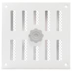 Aluminium afsluitbaar schuifrooster opbouw 155 x 155mm, Verzenden, Nieuw