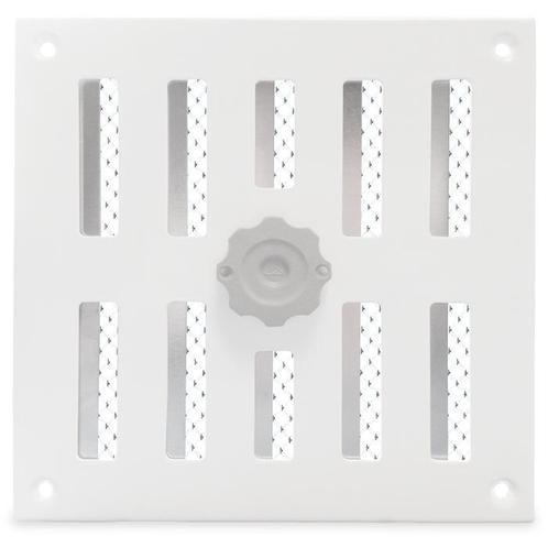 Aluminium afsluitbaar schuifrooster opbouw 155 x 155mm, Doe-het-zelf en Bouw, Ventilatie en Afzuiging, Nieuw, Verzenden