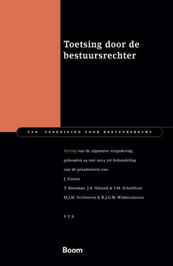 Toetsing door de bestuursrechter / Van vereniging voor, Verzenden