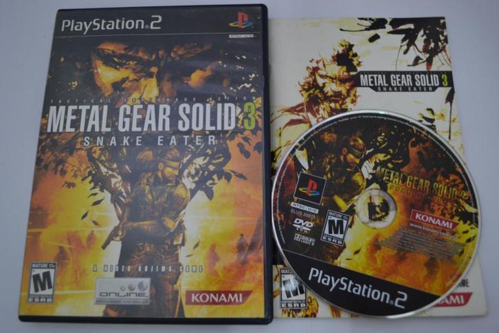 Metal Gear Solid 3 - Snake Eater (PS2 USA), Consoles de jeu & Jeux vidéo, Jeux | Sony PlayStation 2