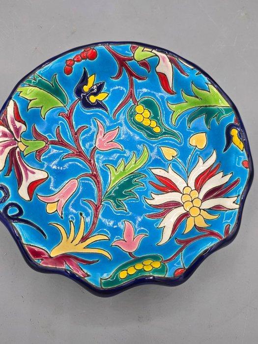 emaux de longwy - Schotel - Aardewerk, Antiquités & Art, Antiquités | Verre & Cristal