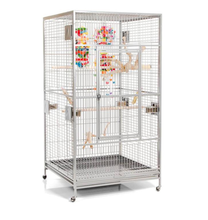Grote Papegaaienkooi Montana Arkansas I Platinum - New Model, Dieren en Toebehoren, Vogels | Hokken en Kooien, Vogelkooi, Nieuw