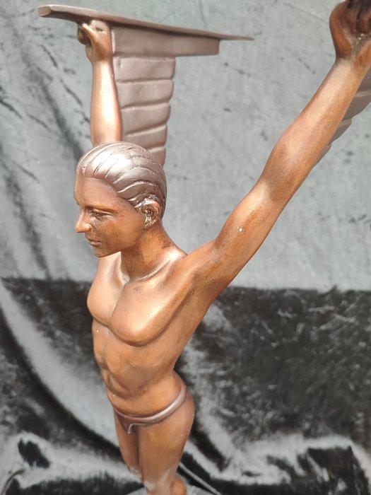 Beeld, Icarus - 50 cm - Brons, Antiek en Kunst, Curiosa en Brocante