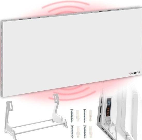 2dekans | tectake® - Hybride infraroodpaneel met thermostaat, Doe-het-zelf en Bouw, Verwarming en Radiatoren, Ophalen of Verzenden