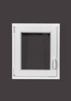PVC raam draai kiep b60xh70 cm wit, Nieuw, Minder dan 80 cm, Dubbelglas, Ophalen of Verzenden