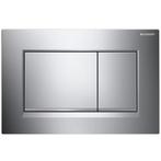 Drukplaat Geberit Sigma 20 Square DF Chroom, Ophalen of Verzenden, Nieuw, Chroom, Overige typen