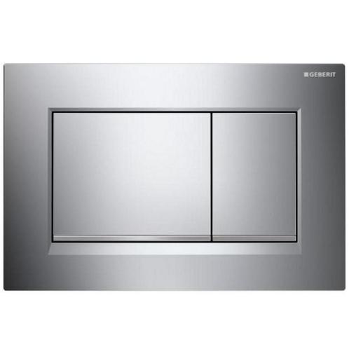 Drukplaat Geberit Sigma 20 Square DF Chroom, Doe-het-zelf en Bouw, Sanitair, Overige typen, Nieuw, Chroom, Ophalen of Verzenden