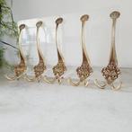 Art Nouveau, Set Wand Kapstokhaken, 1930 - Kapstok (5) -, Antiek en Kunst