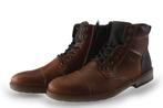 Rieker Veterboots in maat 45 Cognac | 5% extra korting, Kleding | Heren, Schoenen, Overige kleuren, Verzenden, Boots, Zo goed als nieuw