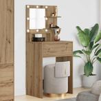 vidaXL Slaapkamer Toilet Tafels Artisan Eiken 80 x 39,6 x, Huis en Inrichting, Verzenden, Nieuw