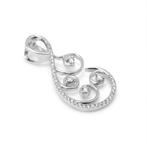 Hanger - 14 karaat Witgoud - 0.29ct. tw. Diamant