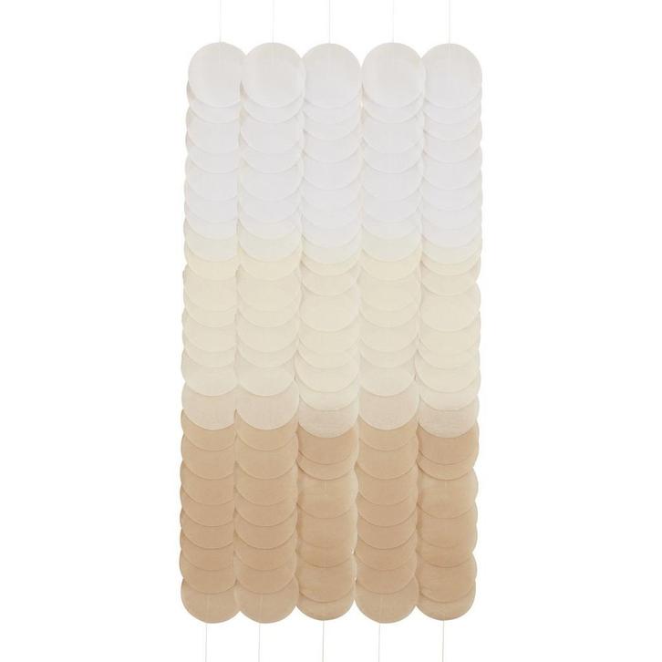 Hangdecoratie Ombre Rondjes 2m, Hobby en Vrije tijd, Feestartikelen, Nieuw, Verzenden