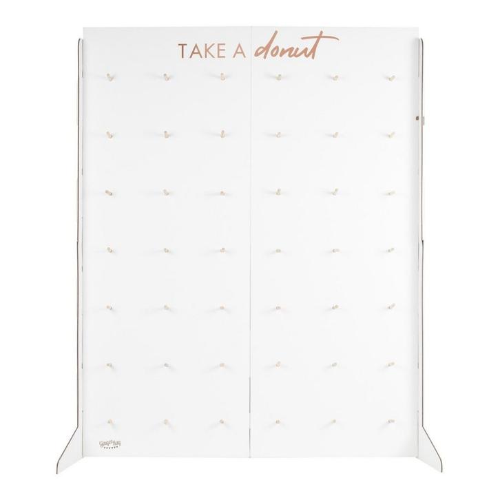 Tafeldecoratie Donut Standaard 65cm, Hobby en Vrije tijd, Feestartikelen, Nieuw, Verzenden