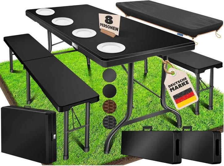 KESSER® Biertentgarnituur, 3-delige set, tafel en 2 x bank,, Huis en Inrichting, Woonaccessoires | Overige, Verzenden