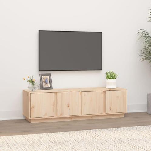 vidaXL Meuble TV 140x40x40 cm Bois de pin massif, Maison & Meubles, Armoires | Mobilier de télévision, Neuf, Envoi