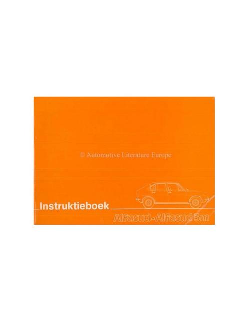 1977 ALFA ROMEO ALFASUD 5M INSTRUCTIEBOEKJE NEDERLANDS, Auto diversen, Handleidingen en Instructieboekjes, Ophalen of Verzenden