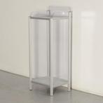 Officenow Vitrinekast, plexiglas / aluminium, 128 x 50 cm, Huis en Inrichting, Kasten | Vitrinekasten, Ophalen of Verzenden, Gebruikt