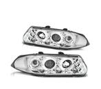 Phares Pour Rover 200 95-00 Angel Eyes Fond Chromé, Auto-onderdelen, Verzenden, Nieuw