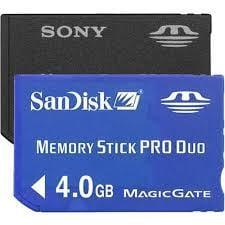 Sony Memory Stick Pro Duo 4GB MagicGate Zwart/Blauw, Games en Spelcomputers, Spelcomputers | Sony PSP, Zo goed als nieuw, Ophalen of Verzenden