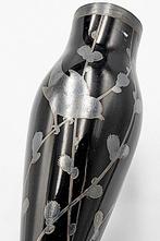 Kralik Art Deco Glass Vase - Hand-painted Silver Decor 1920, Antiek en Kunst