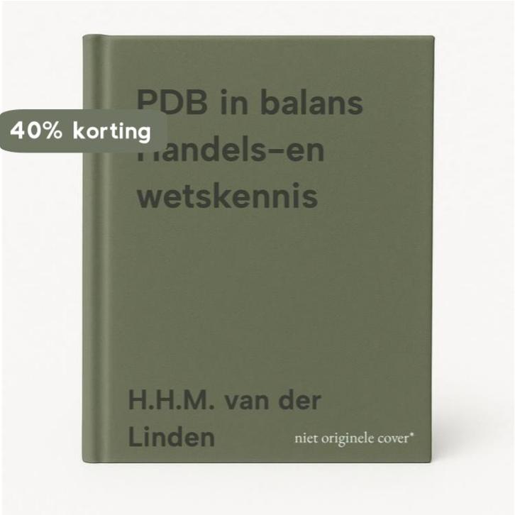 PDB in balans Handels-en wetskennis 9789041504111, Boeken, Schoolboeken, Gelezen, Verzenden
