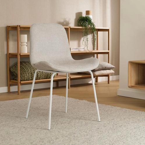 Nolon beige eetkamerstoel | Op voorraad | Snelle levering, Huis en Inrichting, Stoelen, Overige kleuren, Eén, Nieuw, Stof, Verzenden