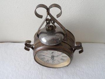Wekker - Antiek Messing, ijzer, nikkel - 1910-1920