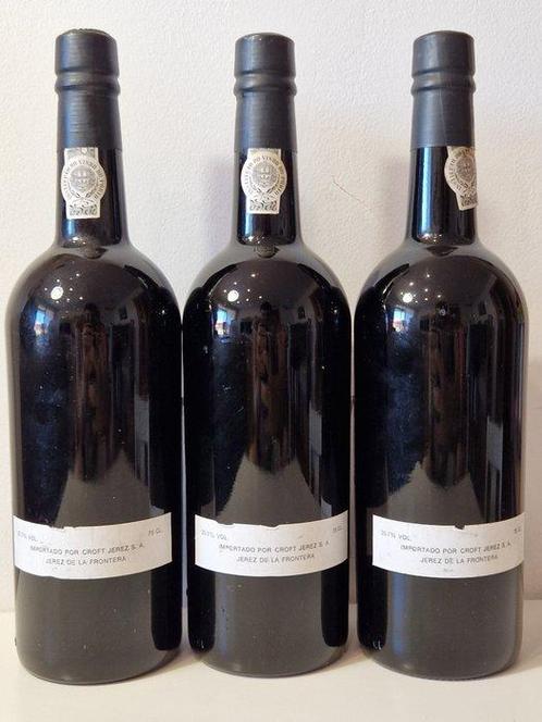 1977 Croft - Vintage Port - Gebotteld in 1979 - Porto - 3, Verzamelen, Wijnen