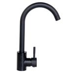 Lendo Online Robinet de Cuisine 6x20x39 cm Inox Noir