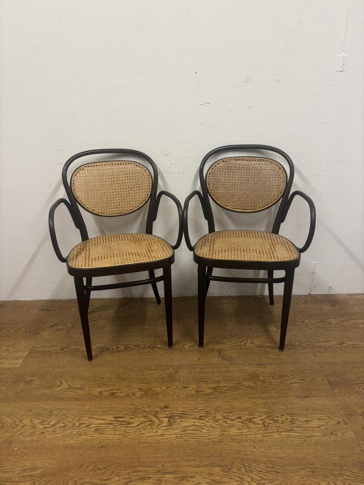 Gebruikte Horecastoel m/a (set van 2) - S3990- Vintage/Café, Huis en Inrichting, Stoelen, Ophalen