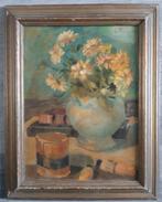 Antonio Dosia (XX) - Vaso di fiori nello studio, Antiek en Kunst