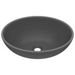 Design Wastafel Grijs 40cm | Retour Deal | Luxe voor Klei..., Minder dan 50 cm, Verzenden, Nieuw, Minder dan 100 cm