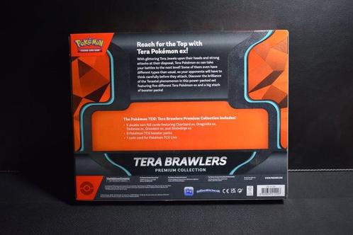 Pokémon - 1 Box - Tera Brawlers Premium Collection Box -, Hobby en Vrije tijd, Verzamelkaartspellen | Pokémon