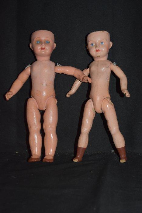 SFBJ PARIS  - Pop 3 Dolls - 1940-1950 - Frankrijk, Antiek en Kunst, Antiek | Speelgoed