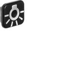 Hager Berker W.1 Lens With Light Symbol Set Of 10 - 18223501, Doe-het-zelf en Bouw, Elektriciteit en Kabels, Verzenden, Nieuw